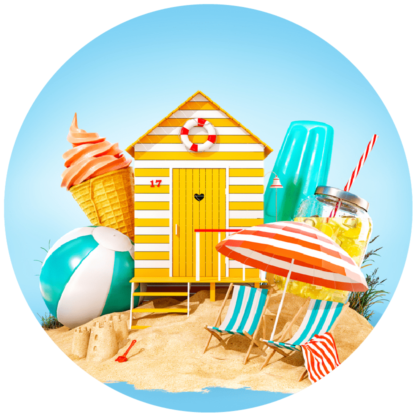 Beach Huts & Farmhouses